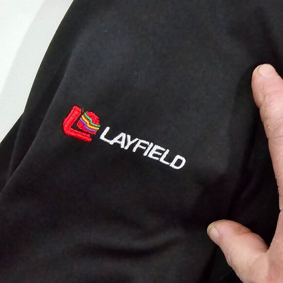 Storm Tech Performance Zip up front sports jacket Size Large Black - Picture 4 of 4